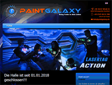 Tablet Screenshot of paintgalaxy.de